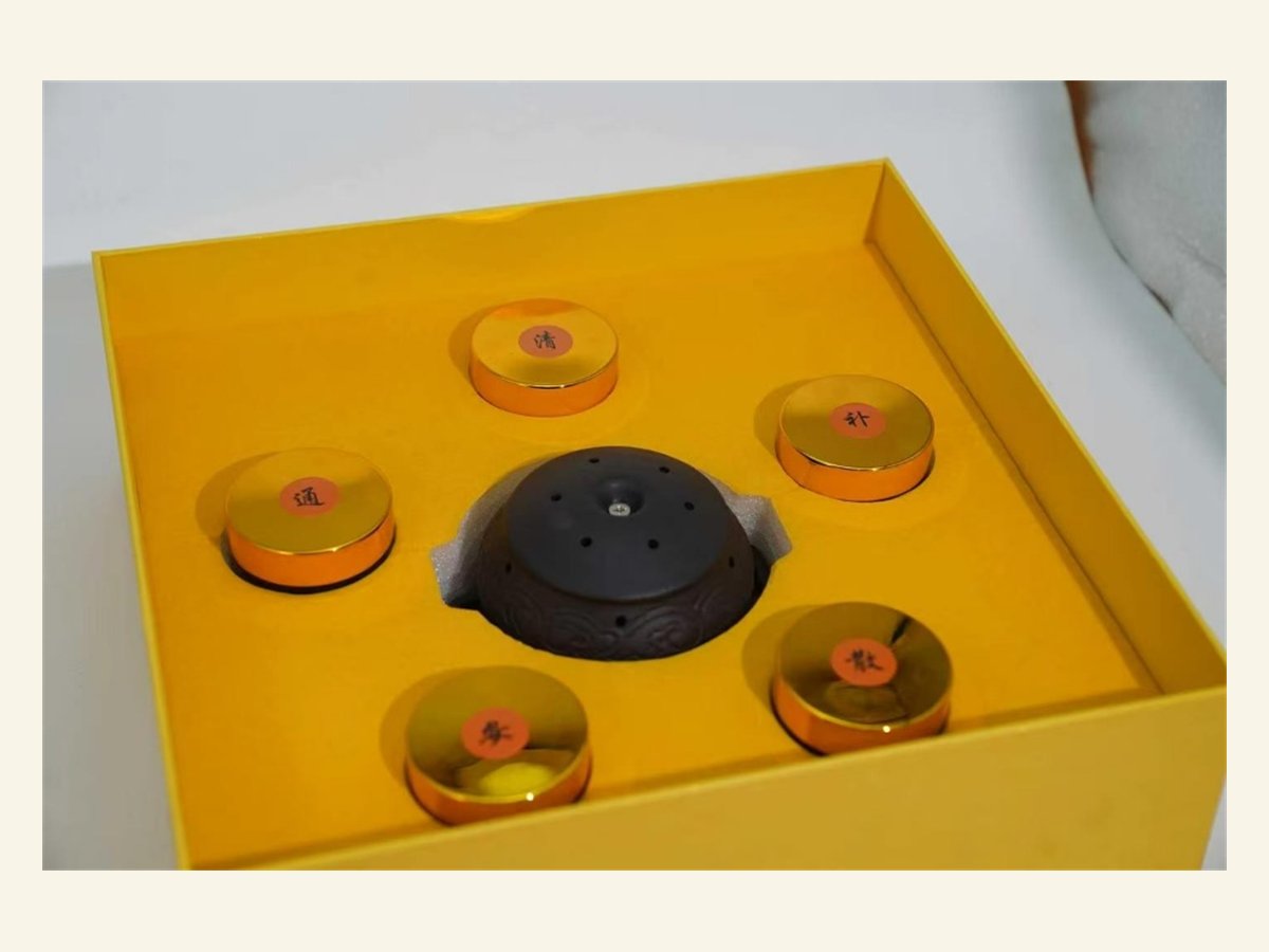 Eastern herbal warming product kit display